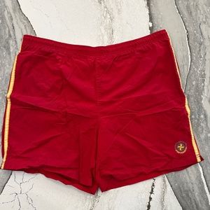 Abercrombie Performance Red Swim Trunks - Large